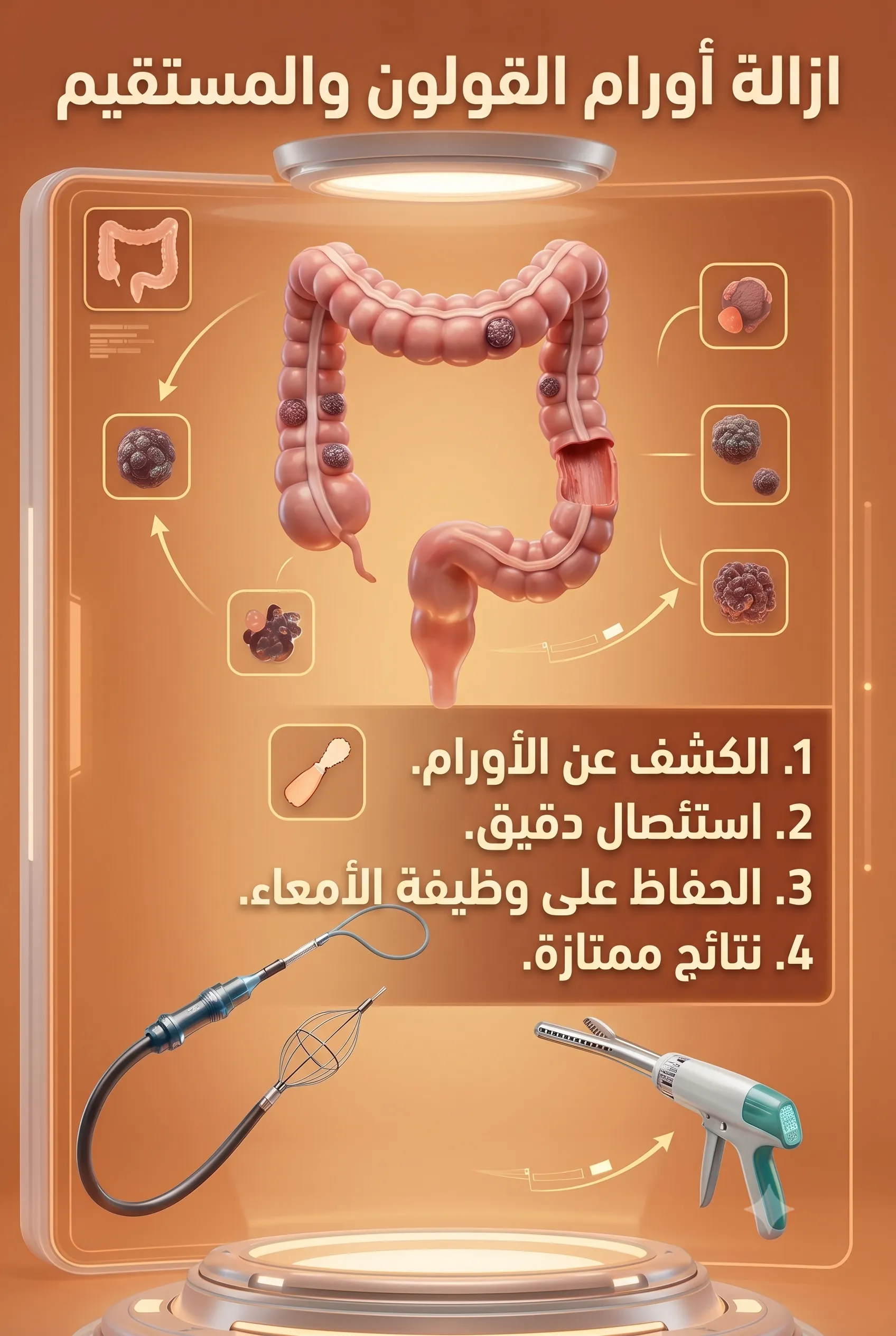 إزالة أورام المستقيم