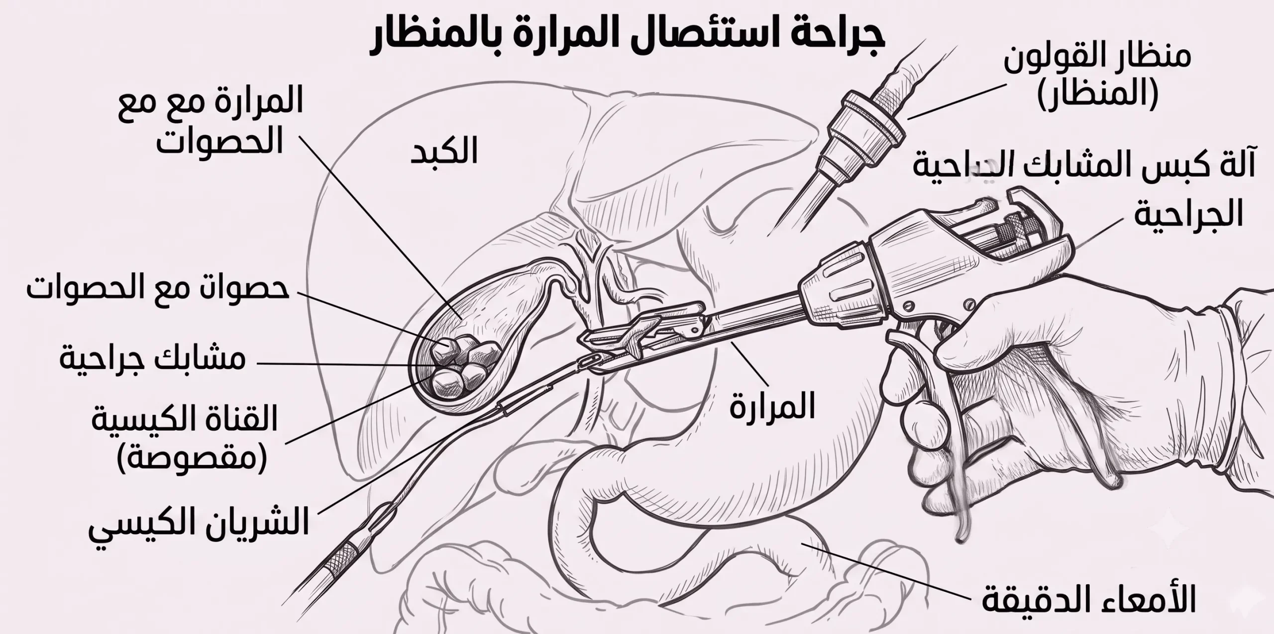 استئصال المرارة بالمنظار