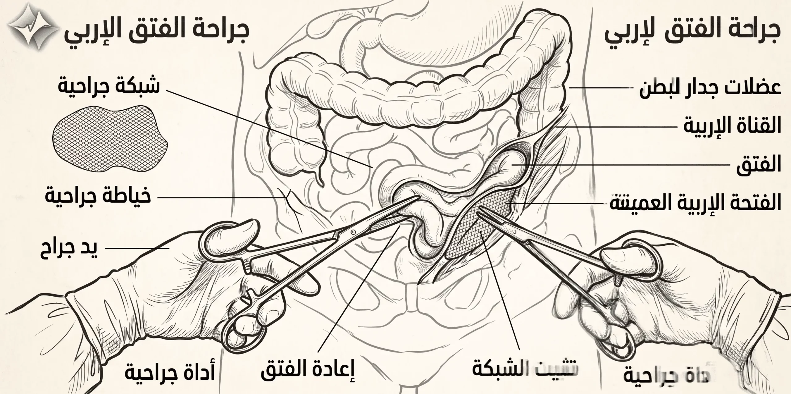 جراحة الفتق الإربي بالمنظار