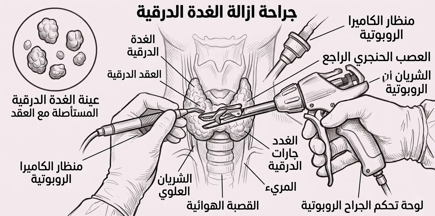 استئصال الغدة الدرقية بالمنظار