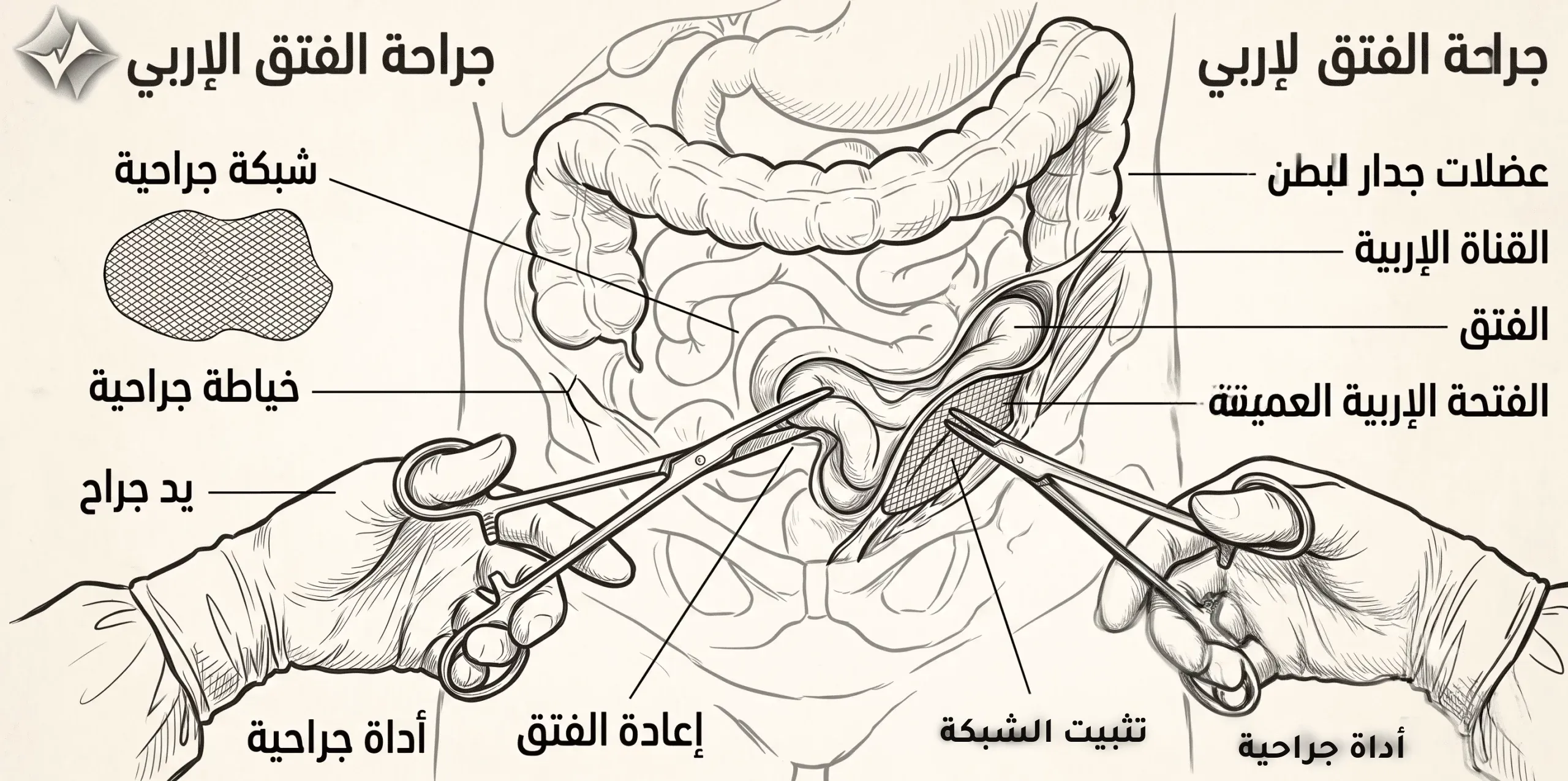 جراحة الفتق الإربي بالمنظار
